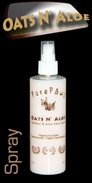 Pure Paws Oatmeal & Aloe Vera Spray 237ml  Pure Paws Oatmeal & Aloe Vera Spray 237ml